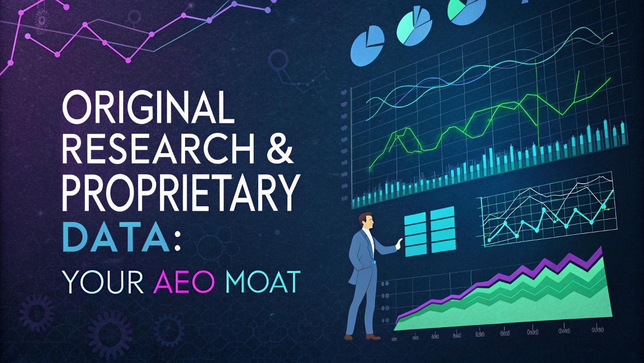 Original Research & Proprietary Data: Your AEO Moat (5 Formats + Lightweight Methods)